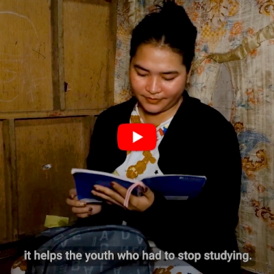 Alternative Learning System Beneficiary: ALS learner Jubilyn